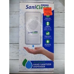 SaniClean Automatic Refillable GEL Sanitizer Dispenser Touch Free WALL MOUNT NIB